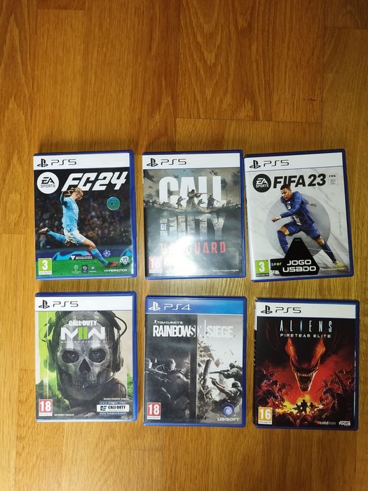 Lote jogos PlayStation 4 e 5