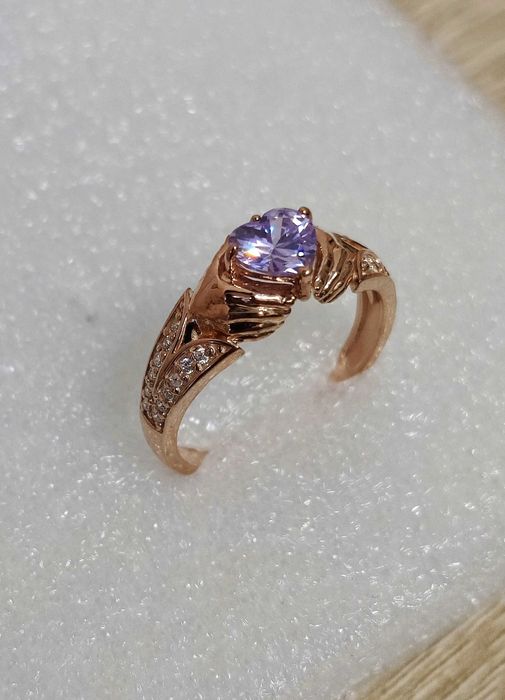 Кольцо Серебро 925 пробы с золотым покрытием