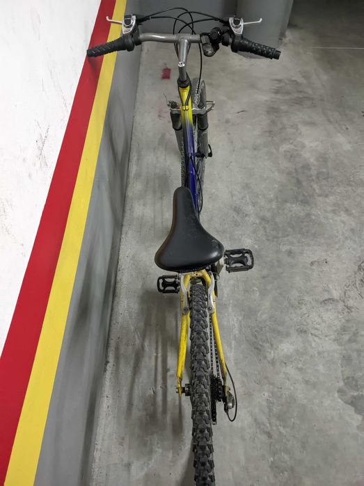 Bicicleta aço 26'' com suspensão total
