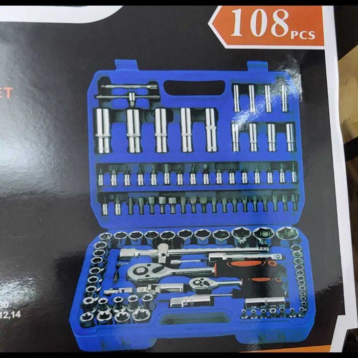 D84-Mala de ferramentas roquete com 108 peças