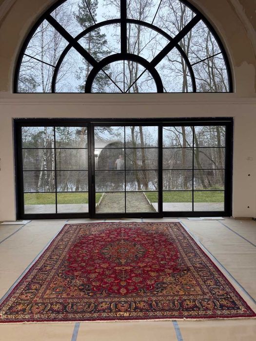 Nowy Dywan Vintage Wełniany Perski Iran Keshan 375x290 galeria 18tyś