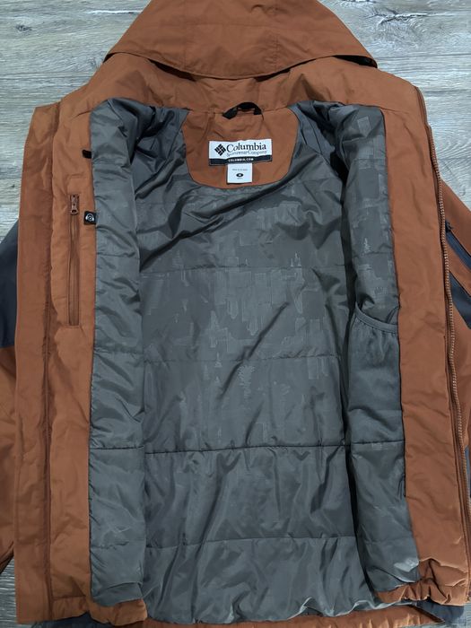 Kurtka Columbia Waterproof M brązowo-szara męska Cityscape