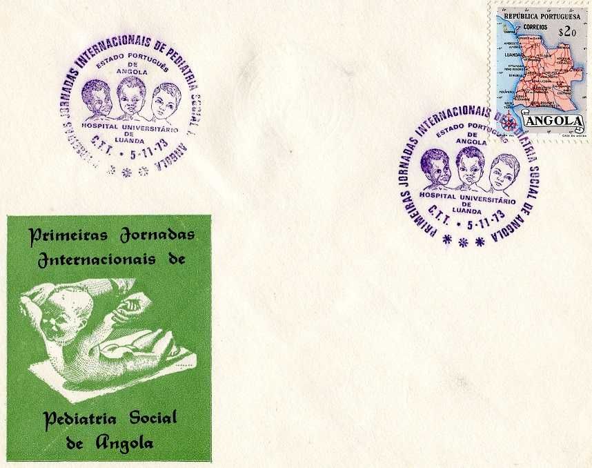 Angola - 1973nov11 = Primeiras Jornadas Pediatria Social