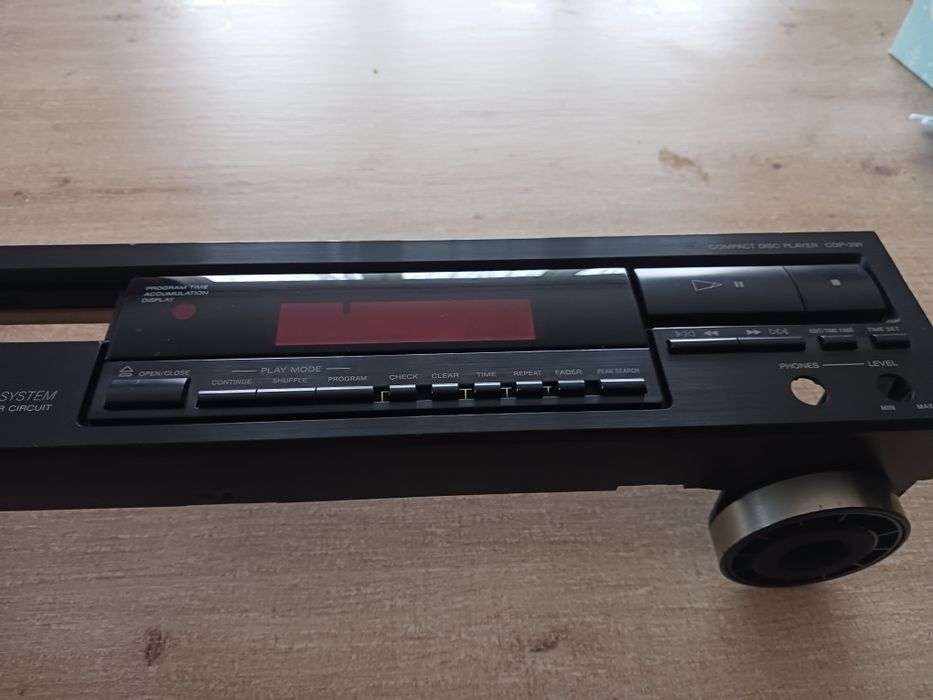 Odtwarzacz CD Sony CDP-291 panel przedni