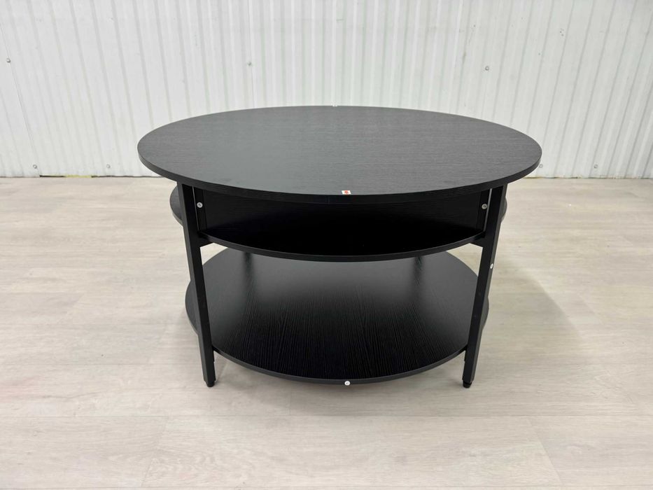 Stolik kawowy rozkładany ze schowkiem stół ława czarny z USA