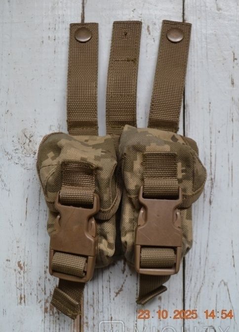 Подсумок, сумка закрытый ВСУ "СПБ-Г" 2 гранат и "СПБ-А-30" 2 магазинов