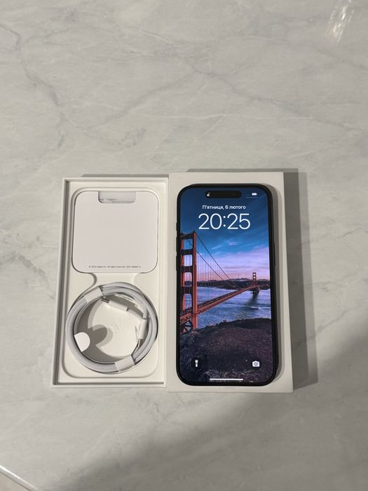 Iphone 15 pro 128gb neverlock, black titanium