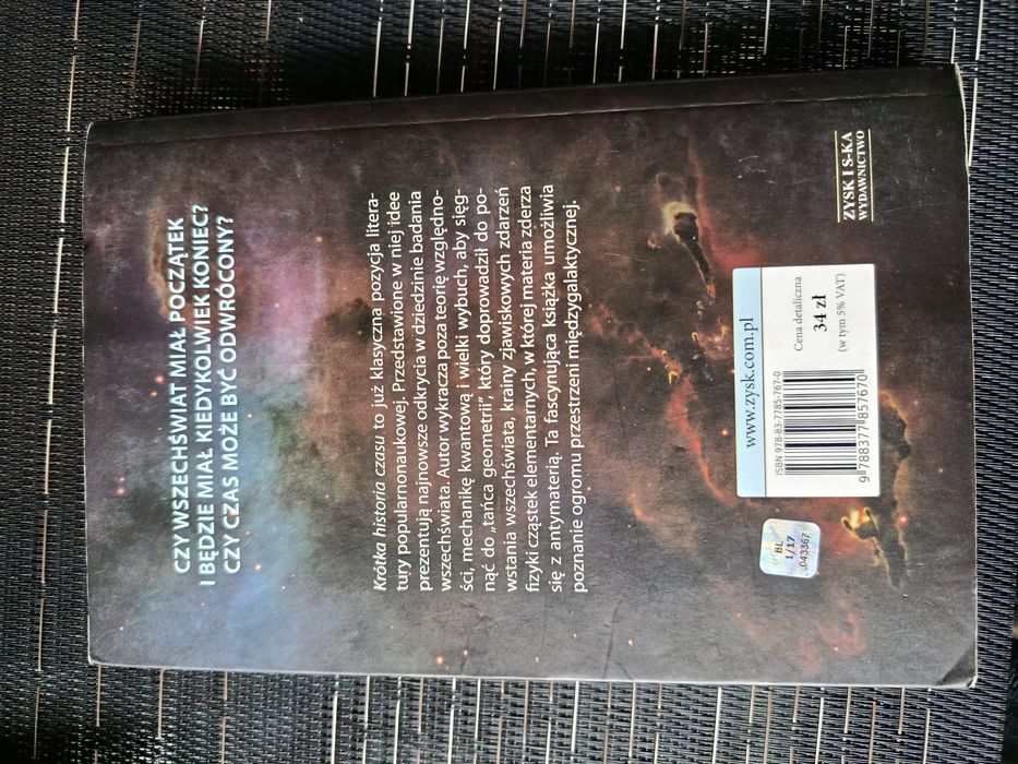 Krótka historia czasu S.Hawking książka