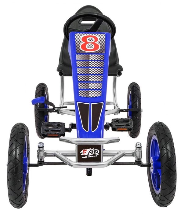POMP. KOŁA 4-10 lat Gokart Na Pedały Full gokart na pedały +MAX 50KG