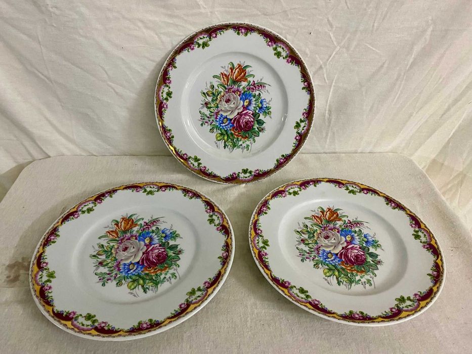 Serviço Luxo Porcelana Limoges / Depos – Lote Completo (4 Kits)