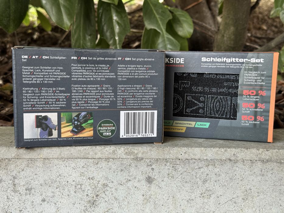 набір шліфувальних сіток PARKSIDE PERFORMANCE 80х130мм