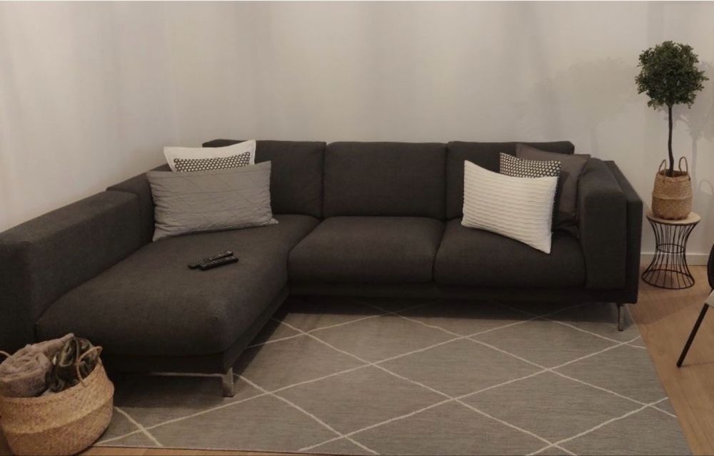 Sofa nockeby cinzento
