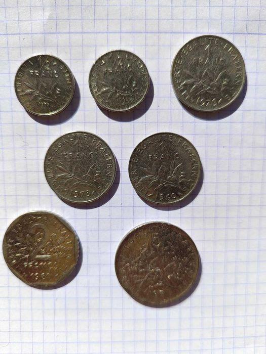 Lote de 29 moedas de França pré euro (todas diferentes) ENVIO INCLUIDO