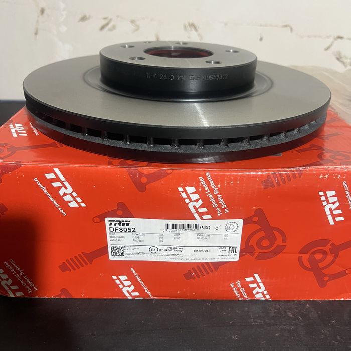 4шт  новых тормозных диска Mazda Cx5 KE