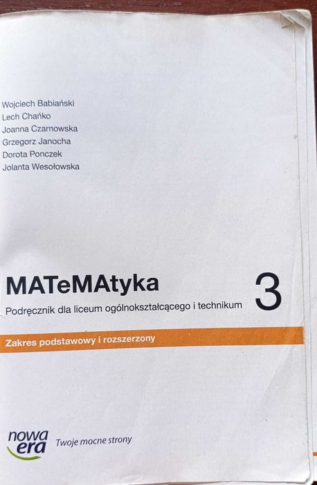 Sprzedam matematyka 3