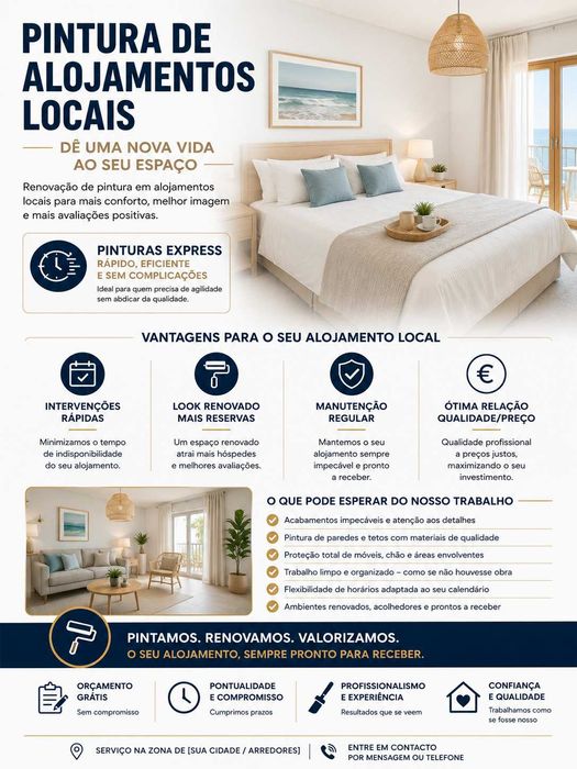 Pintor de Interiores no Porto | Casas e Alojamentos Locais