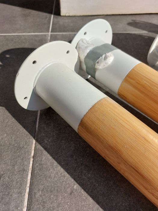 Pernas ikea em bambù metal