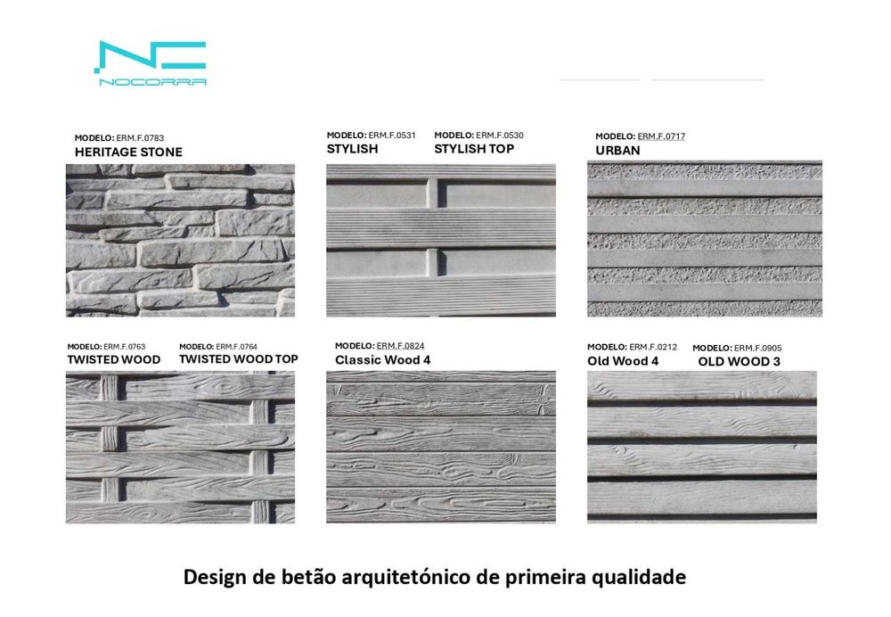 Painéis vedação em betao