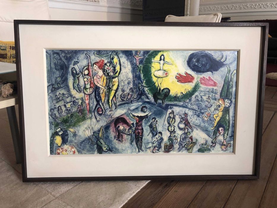 Marc Chagall, reprodução de qualidade, anos 1970/1980
