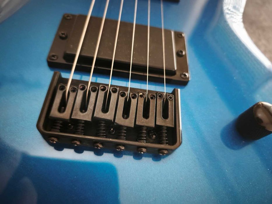 Guitarra elétrica - Harley Benton R-446 Blue Metallic