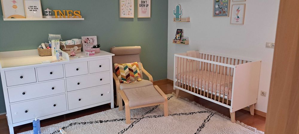 Berço Zy Baby 3 em 1 e colchão