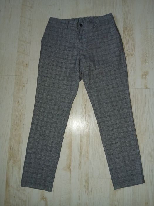 Spodnie szare krata Reserved
