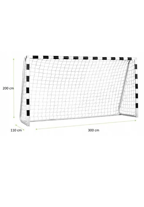 Duza bramka do piłki noznej 300x200x120 cm Neo-Sport