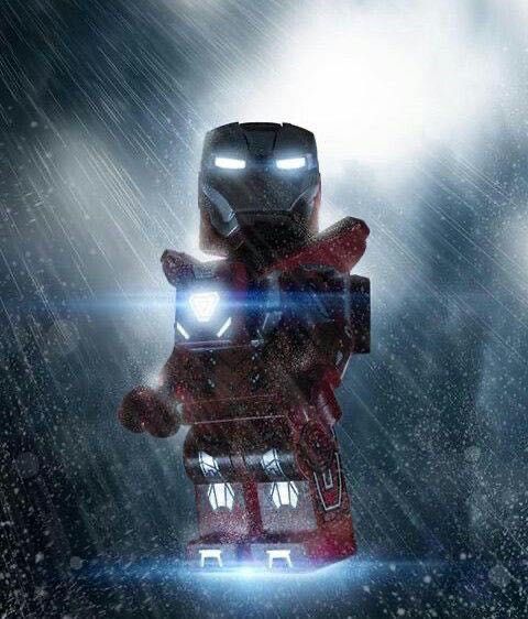 Lego Silver Centurion Marvel iron man mark 33