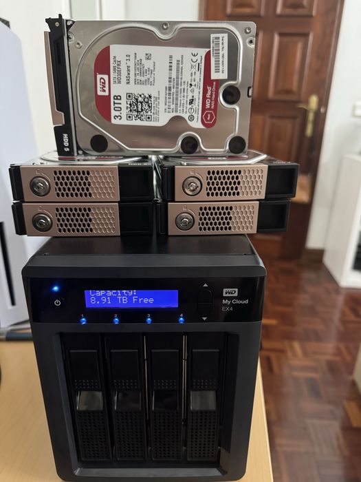 NAS WD Mycloud EX4 8.91 TB