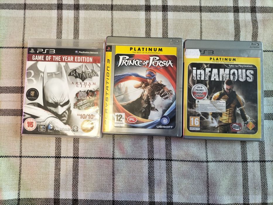Zestaw gier PS3.