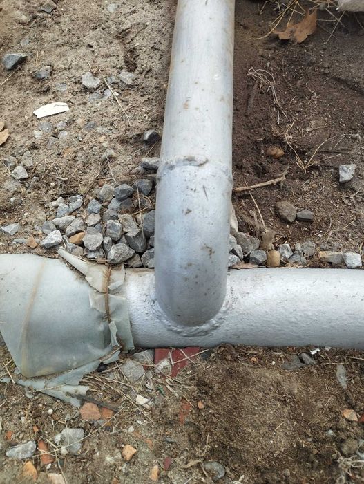 Komplet stalowych rur grzewczych (CO)  do tuneli