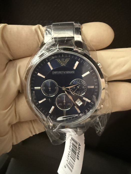 Zegarek męski Emporio Armani AR2448 Renato srebrny