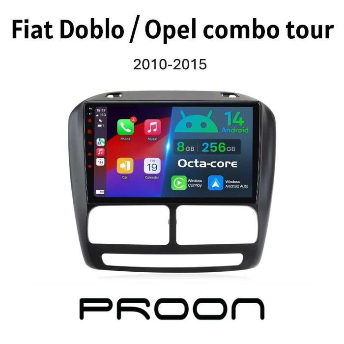 Auto Rádio Fiat Doblo / Opel Combo tour Ano 2010 até 2015