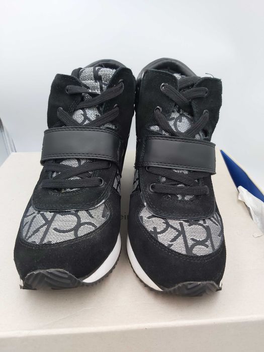 Sneakersy CALVIN KLEIN Srebrne botki rozmiar 39