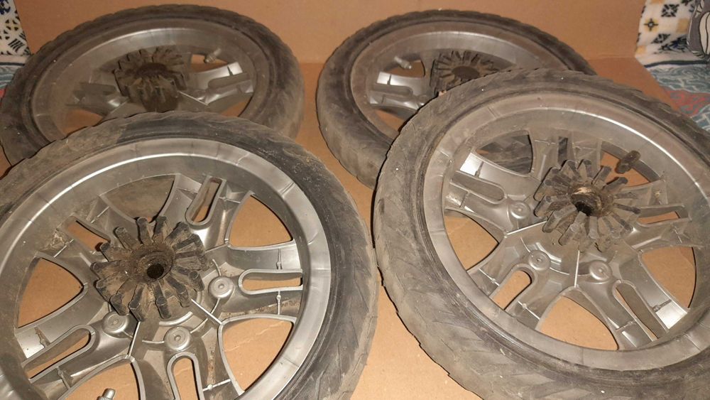 kółka do wózka dziecięcego koła lane pełne