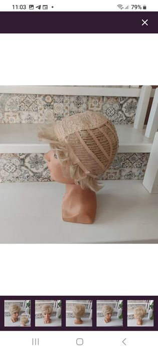 Парик із термоволокна