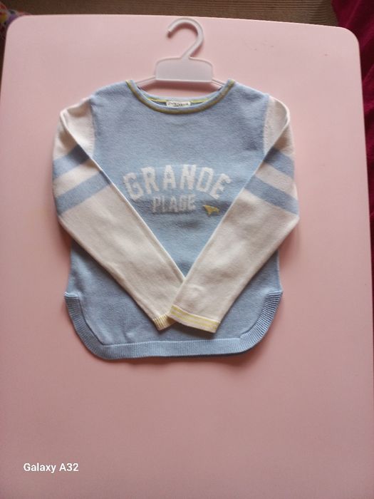 Zestaw dżinsy Cool club i sweterek 98