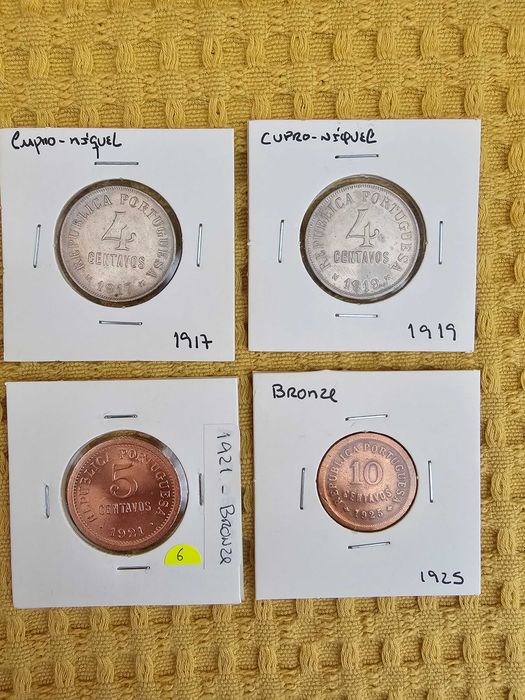 Lote de 46 moedas da República
