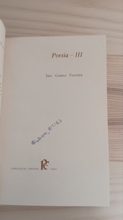 José Gomes Ferreira, Poesia III