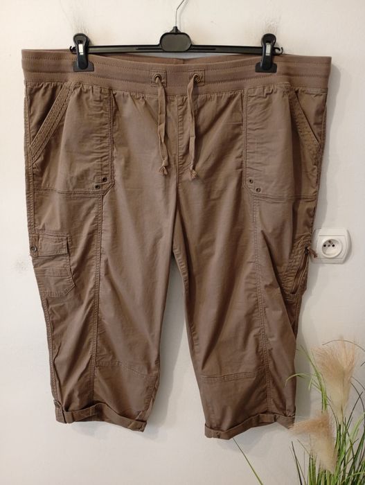 Lekkie rybaczki bawełniane na gumce rozmiar 54 Westport