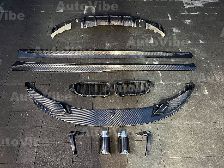 Карбоновий обвіс бмв bmw f32 f33 f36 обвес губа диффузор ноздрі жабри