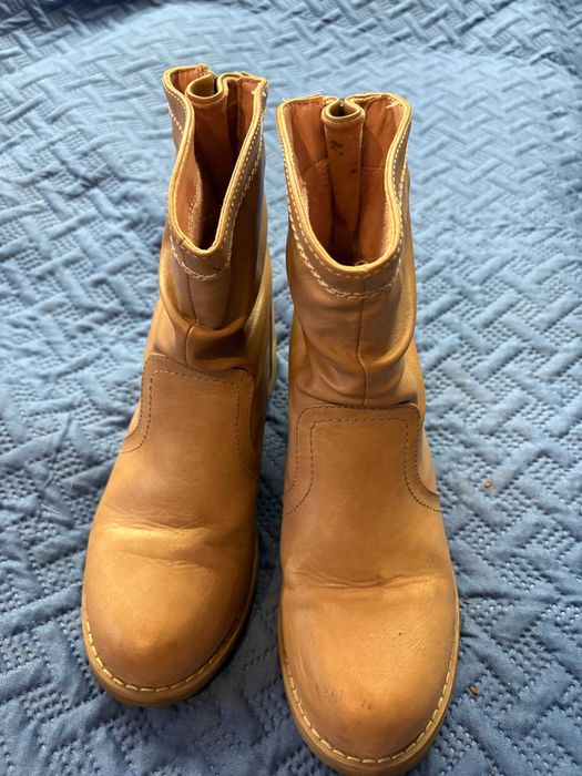 Kozaki CCC rozm. 35 ocieplane beż