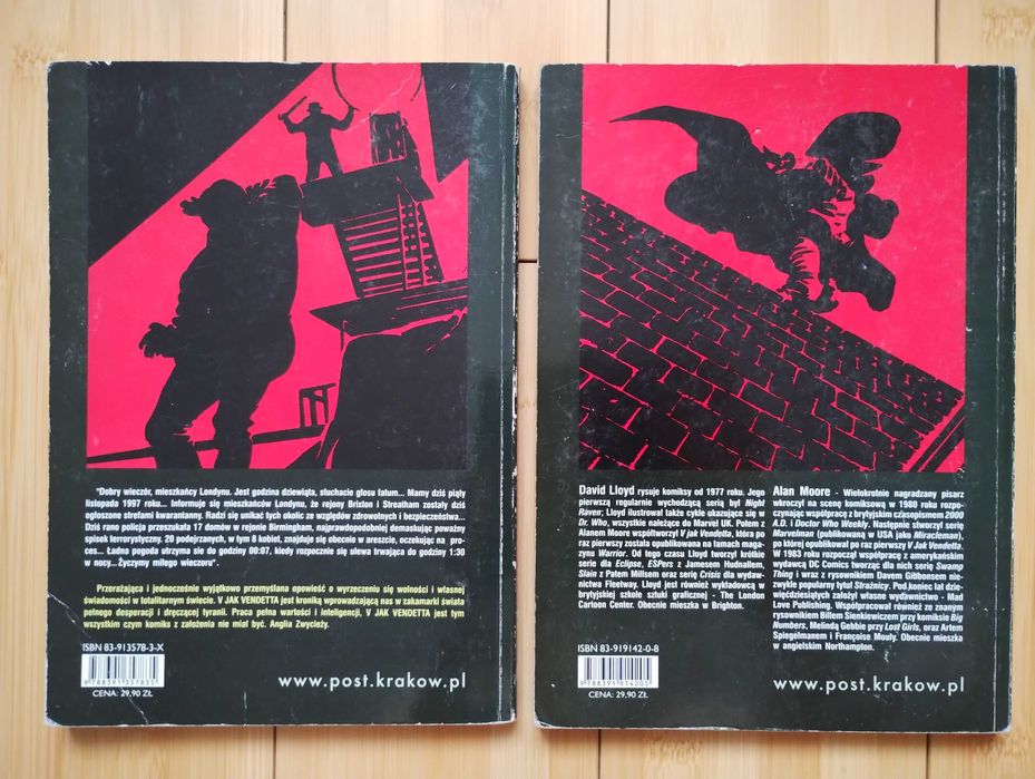 A. Moore & D. Lloyd - V jak Vendetta - tomy 1 i 2