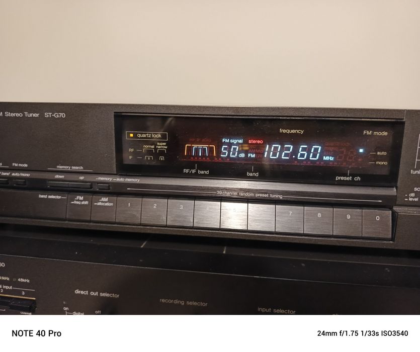 Technics tuner -radio.