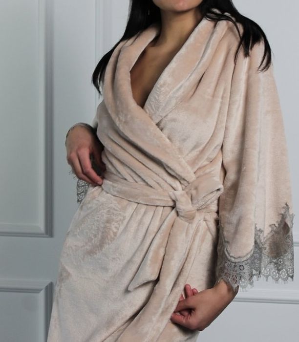 Теплий домашній халат 2xl