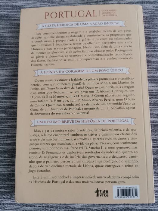Portugal - Os Grandes Momentos da História (João da Cunha C. Portugal)