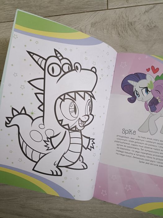 Gazeta nowy magazyn My Little Pony smok Spike domek do składania