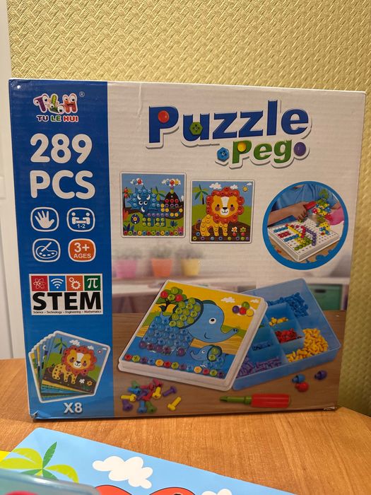 Іграшка Конструктор-мозаїка Puzzle Pego