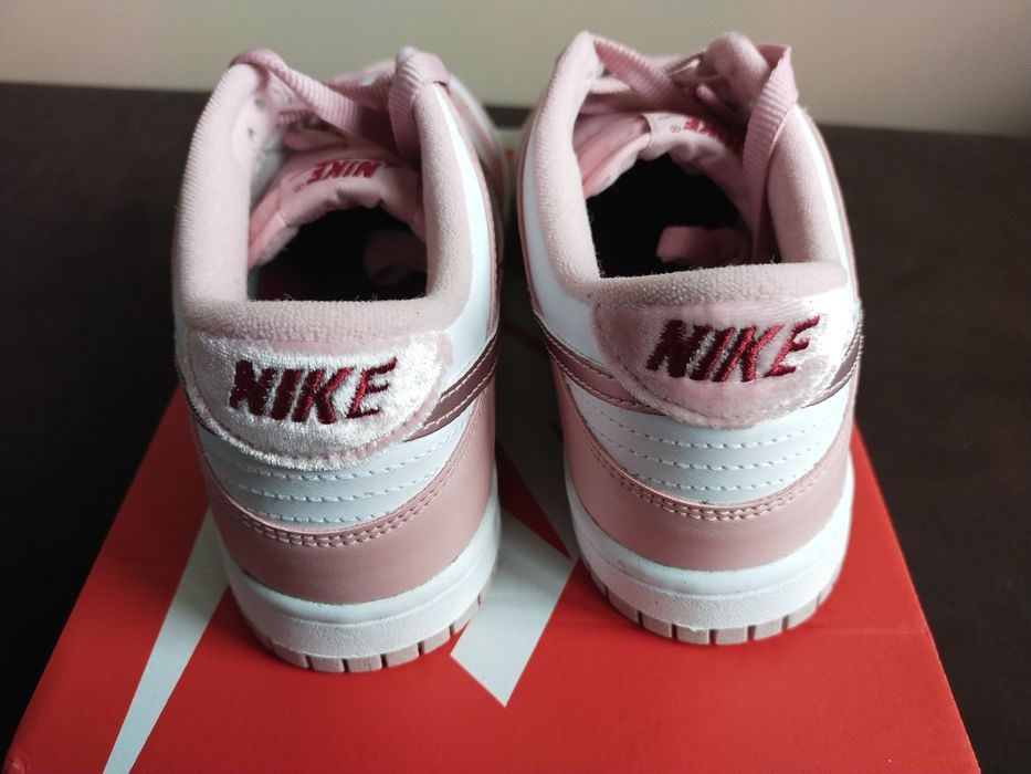 buty Nike Dunk Low Velvet Pink walentynki