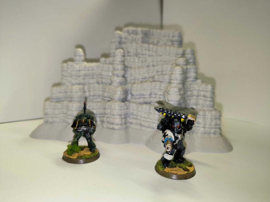 Klif Stratified 4 sci-fi diorama makieta